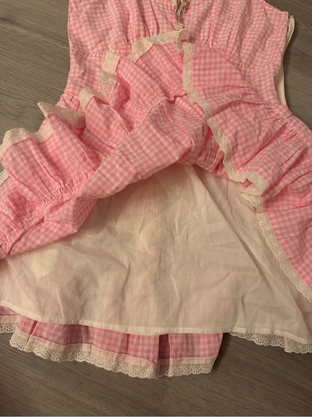 NWT! “LoveShackFancy” Pink dress, size 4US - Picture 3 of 5